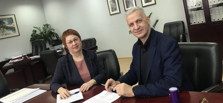 Подписали соглашение о сотрудничестве с МБОУ гимназией им.Ф.К.Салманова