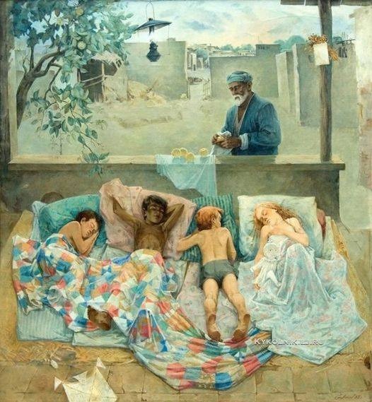 Ш.Гафуров «Яблоки 1945–го»